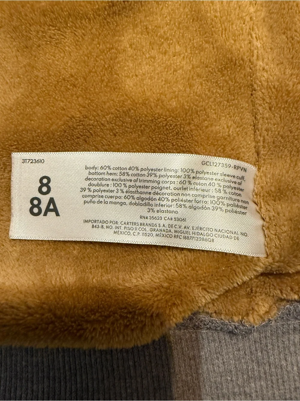 Carters carter zip